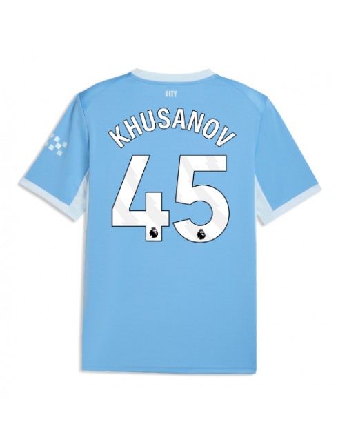 Manchester City Abdukodir Khusanov #45 Replika Hemmakläder 2026-27 Kortärmad Manchester City Abdukodir Khusanov #45 Replika Hemmakläder 2026-27 Kortärmad